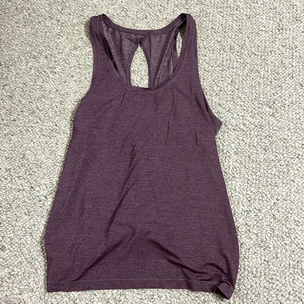Lululemon Twist Tie Back Singlet - Merlot Tank Top